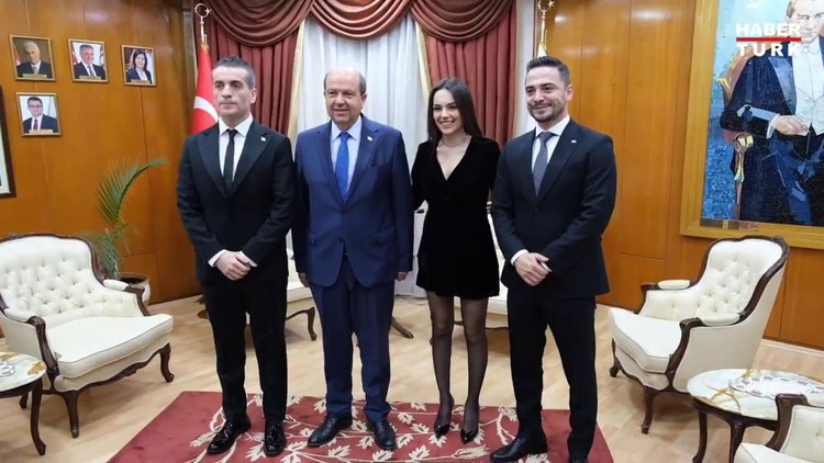 KKTC Başbakan Ersin Tata'a konuk oldular