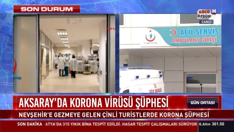 Aksaray'da koronavirüs şüphesi