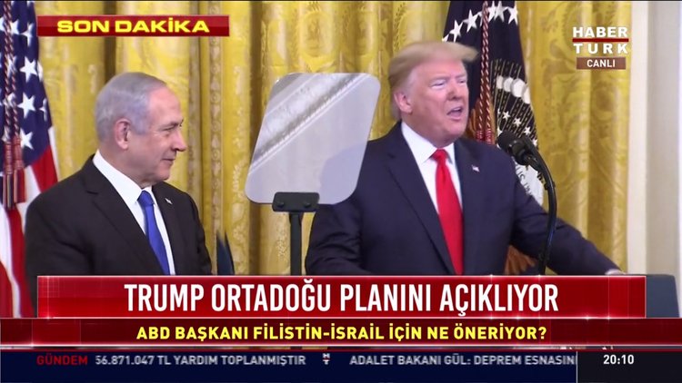 ABD Başkanı Trump, Ortadoğu planını açıkladı