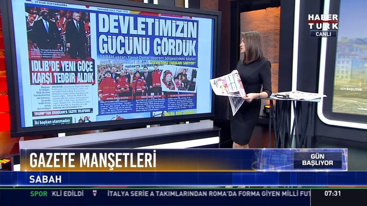 Gazete manşetleri (29.01.2020)