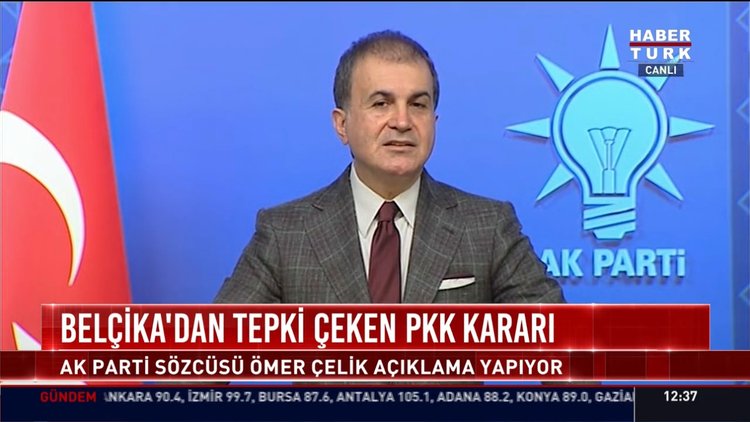 Ömer Çelik'ten Belçika'ya PKK, ABD'ye 'Barış Planı' tepkisi