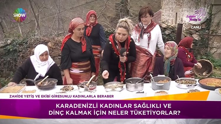 Karadenizli kadınlar dinç kalmak için neler tüketiyor?