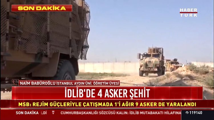 İdlib'de 4 asker şehit oldu