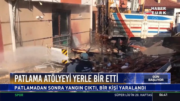Eskişehir'de doğalgaz patlaması