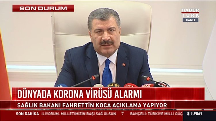 Sağlık Bakanı'ndan Koronavirüs açıklaması