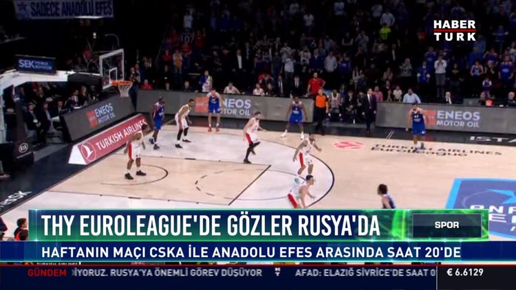 THY Euroleague'de gözler Rusya'da