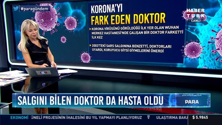 Korona'yı fark eden doktor hasta oldu