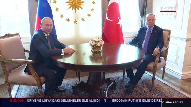 Erdoğan Putin ile görüştü