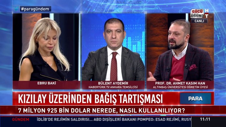 Kzılay üzerinden bağış tartışması