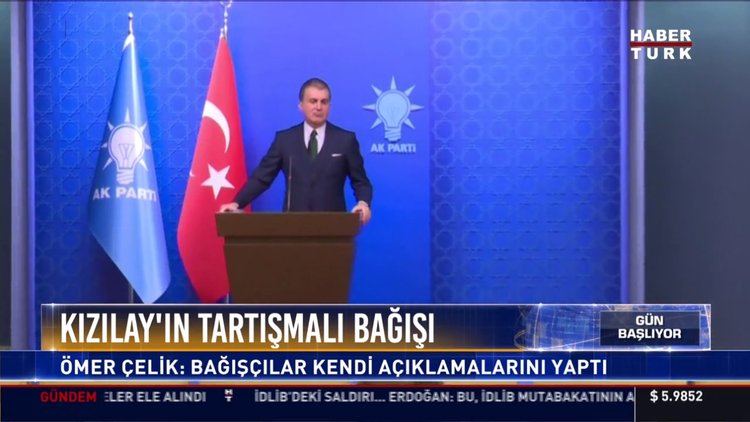 Kızılay'ın tartışmalı bağışı