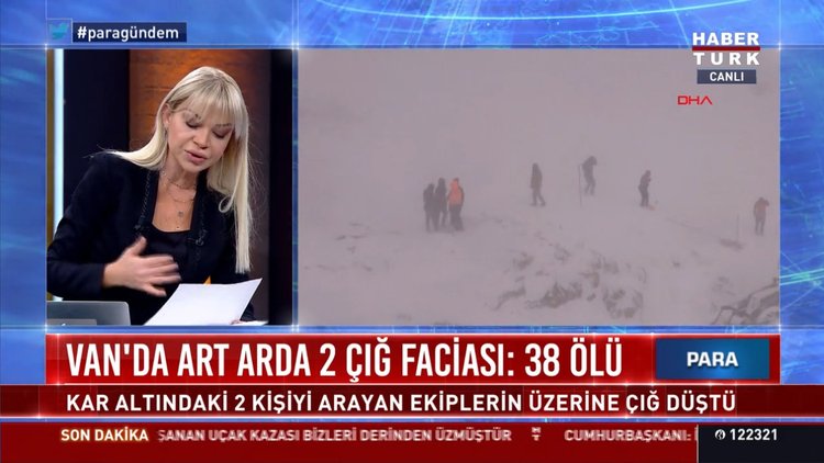 Van'da art arda 2 çığ faciası: 38 ölü