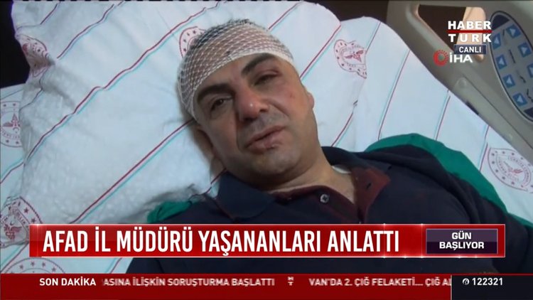 Afad il müdürü yaşananları anlattı