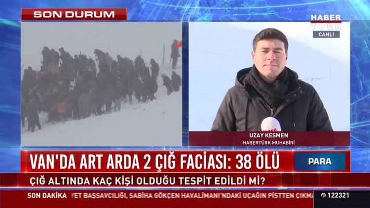 Çığ altında kaç kişi olduğu tespit edildi mi?