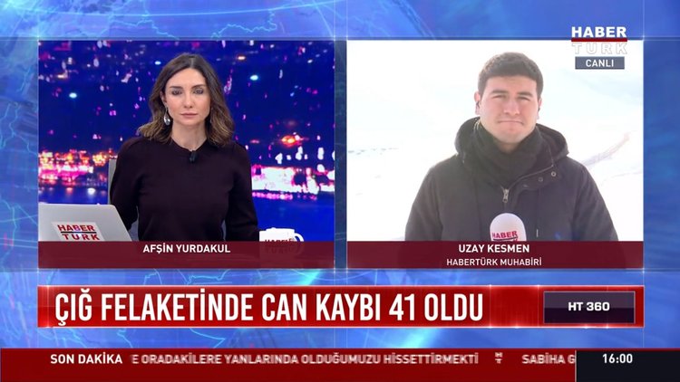 Çığ felaketinde can kaybı 41 oldu