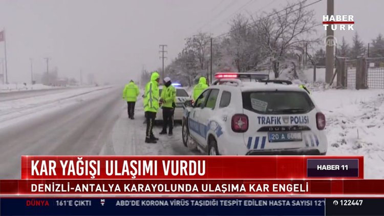 Kar yağışı ulaşımı vurdu