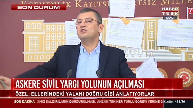 CHP grup başkanvekili Özgür Özel açıklama yaptı