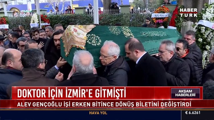 Ali Sabancı cenaze törenine katıldı