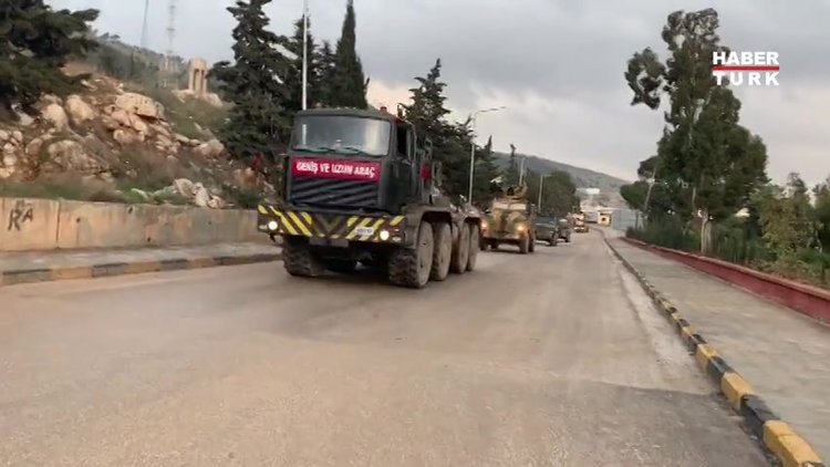 Suriye sınırına askeri sevkiyat