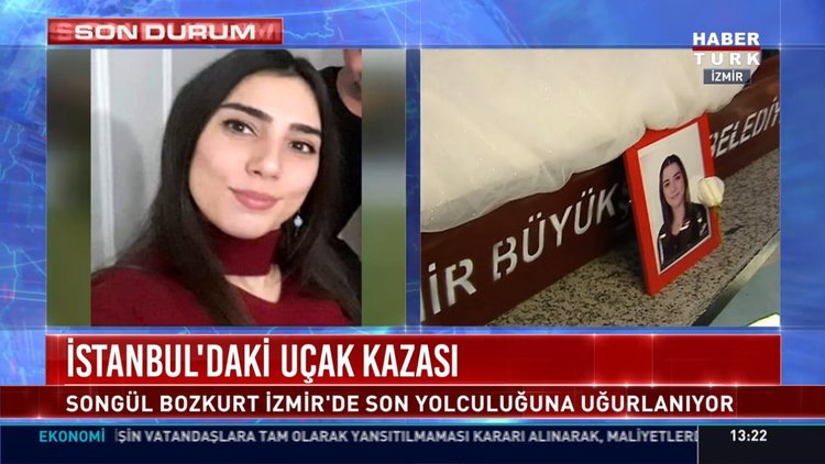 Uçak kazasında hayatını kaybeden Songül Bozkurt son yolculuğuna uğurlanıyor