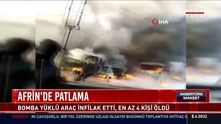 MSB: Afrin'deki patlamada 8 sivil hayatını kaybetti, 7 kişi yaralandı