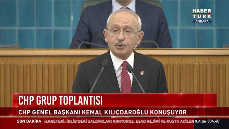 Kemal Kılıçdaroğlu CHP Grup Toplasında konuştu