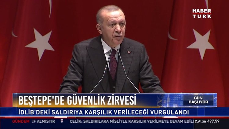 Beştepe'de güvenlik zirvesi