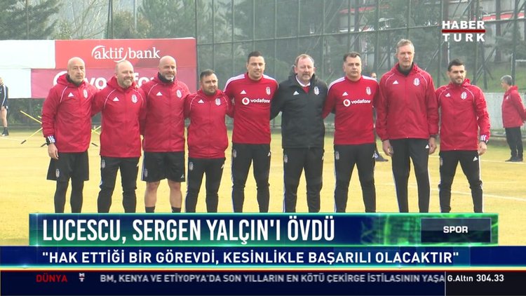 Lucescu, Sergen Yalçın'ı övdü