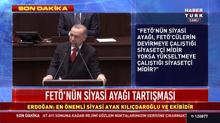 Cumhurbaşkanı Erdoğan'dan "FETÖ'nün siyasi ayağı" yanıtı