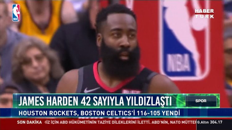 James Harden 42 sayıyla yıldızlaştı