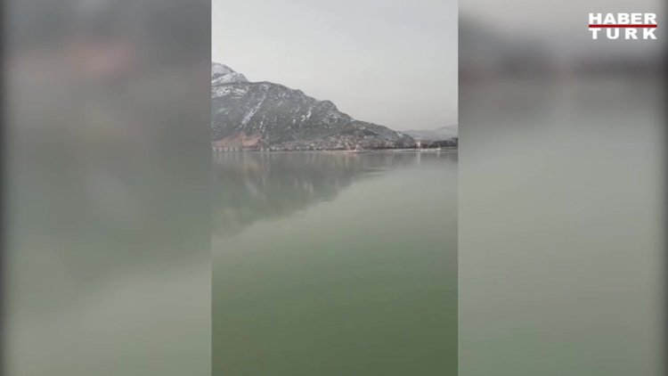 Eğirdir Gölü'nde buzlu deneyim