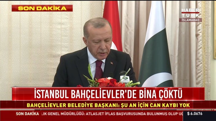 Cumhurbaşkanı Erdoğan Pakistan'da