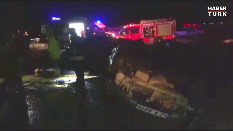 Takla atan otomobildeki 1 kişi öldü, 2 kişi yaralandı
