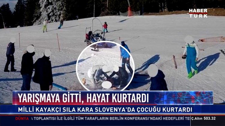 Yarışmaya gitti, hayat kurtardı
