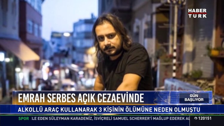 Emrah Serbes açık cezaevinde