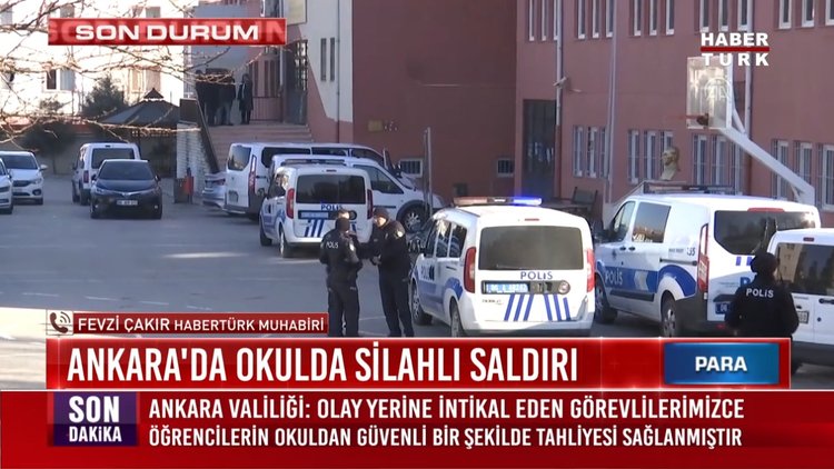 Ankara'da okulda silahlı saldırı