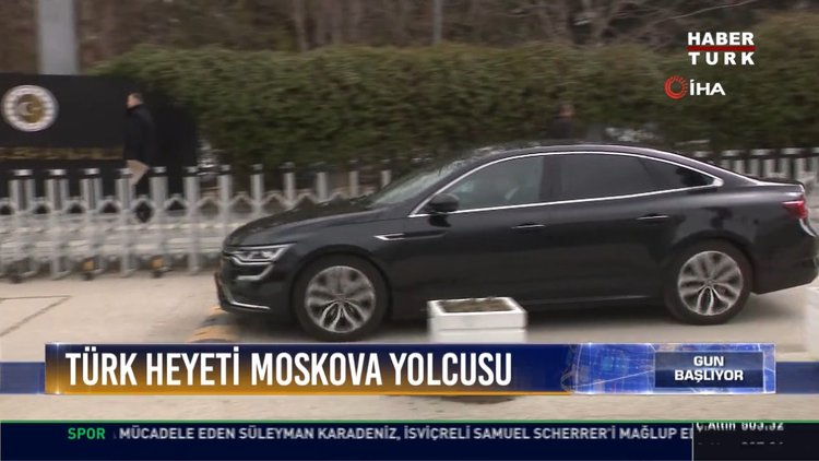 Türk heyeti Moskova yolcusu