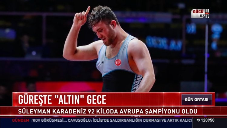 Güreşte "altın" gece