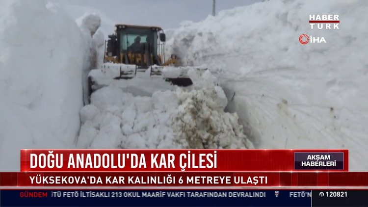 Doğu Anadolu'da kar çilesi