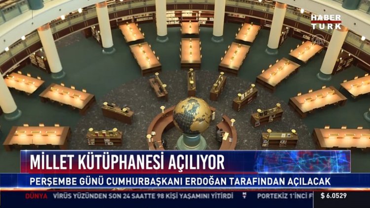 Millet kütüphanesi açılıyor