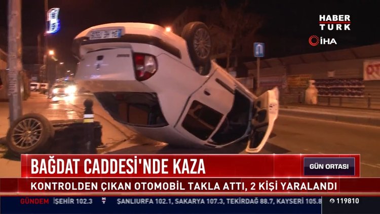 Bağdat Caddesi'nde kaza