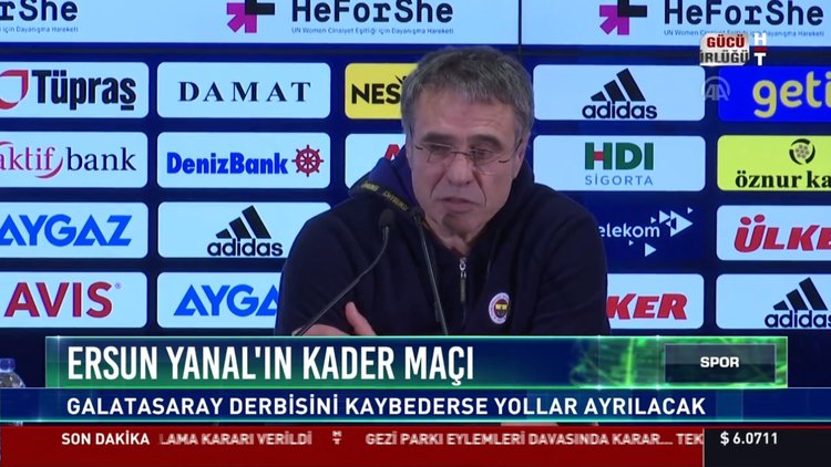 Ersun Yanal'ın kader maçı