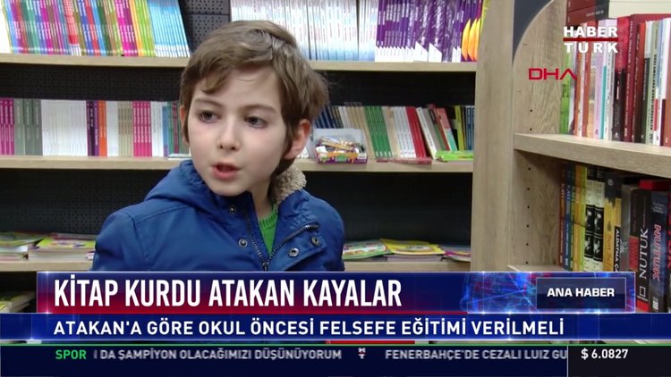 10 yaşındaki Atakan, 5 ayda 250 kitap okumuş