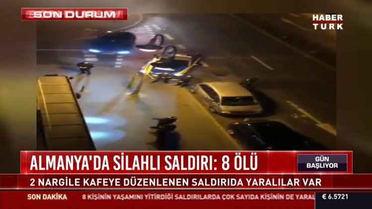 Almanya'da silahlı saldırı:8 ölü