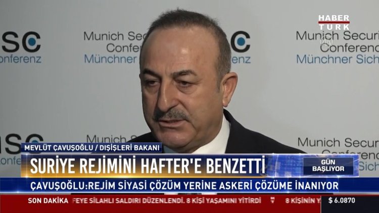 Suriye rejimini Hafter'e benzetti