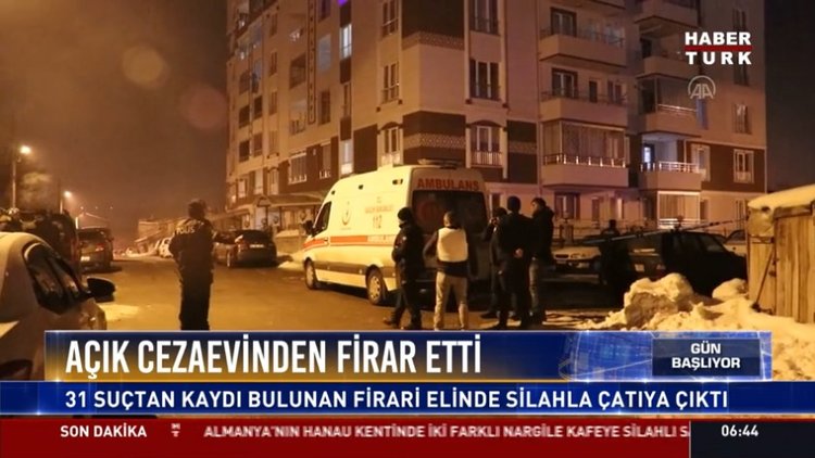 Açık cezaevinden firar etti