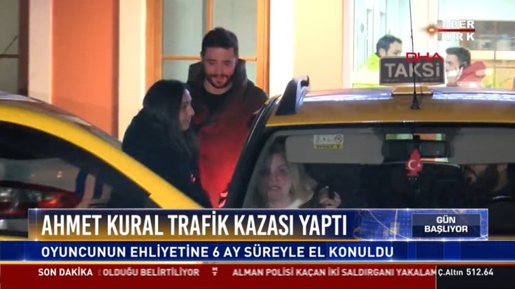 Ahmet kural trafik kazası yaptı