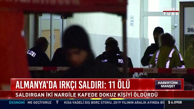 Almanya'da ırkçı saldırı: 11 ölü