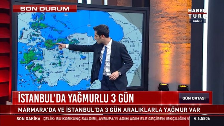 İstanbul'da yağmurlu 3 gün