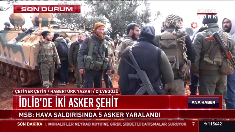 İdlib'de 2 asker şehit, 5 asker yaralı!