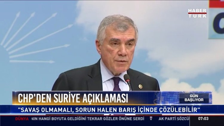 CHP'den Suriye açıklaması